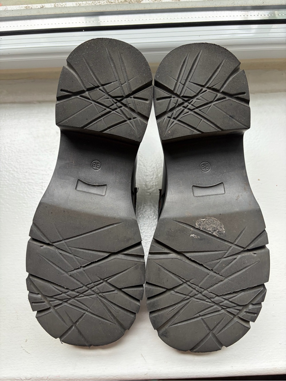 Camper Woman’s Black Platform Penny Loafers - Picture 4 of 5